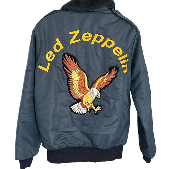 Timber King Jackets & Coats Vintage Led Zeppelin Bomber Us Air